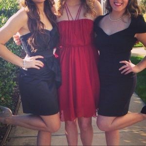 BCBG Crimson Cocktail Dress